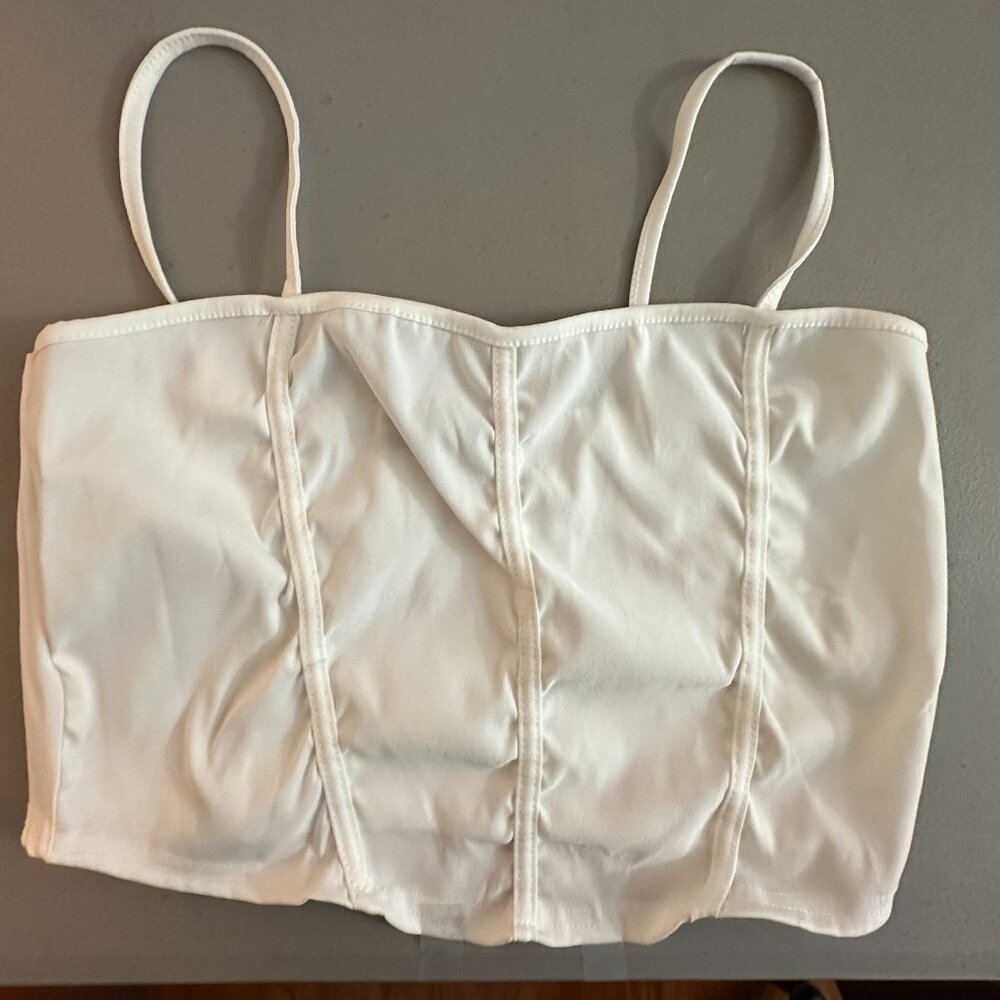 PrettyLittleThing White Crop Tank